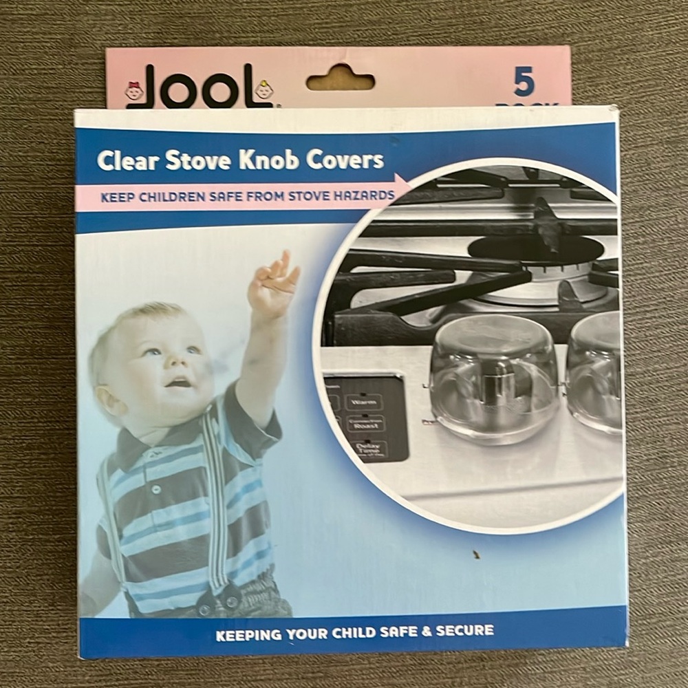 Jool Clear Stove Knob Covers